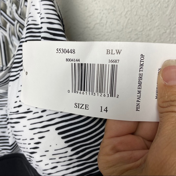 Paradise Bay Sport swimming suit tankini sz: 14 - Picture 2 of 11